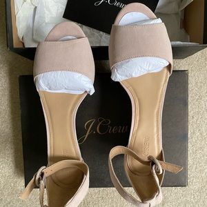 J. Crew Laila Suede Wedges Size 8